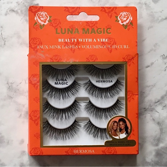 New 4 Pair Luna Magic ‘Hermosa’ Faux Mink Lashes - Picture 7 of 12